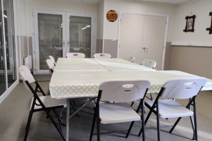 Setup for meeting or workshop